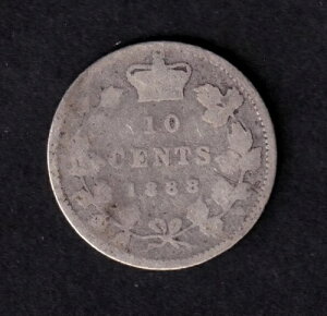�J�i�_ 1888�N 10�Z���g 10�Z���g��� �r�N�g���A���� .925 �V���o�[