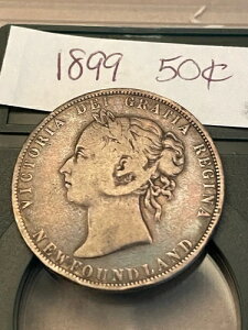 1899 �N 50 �Z���g �j���[�t�@���h�����h �J�i�_ 50C �r�N�g���A���� �v���X�`�b�N �P�[�X�t��!