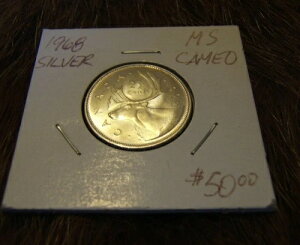 1968 �N�J���I �V���o�[ �N�H�[�^�[...�u���X�g �z���C�g�A�኱�̃g�[��...�J�i�_������������!!!