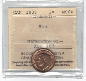 1938�N�J�i�_1�Z���g - ICCS MS64 - XSW 403-