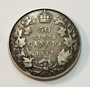 1917�N 50�Z���g �J�i�_ .925 ��� 50�Z���g - KM25 - SKU-F6574