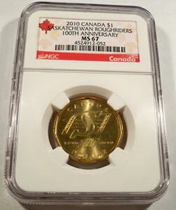 2010�N�J�i�_�h�� NGC MS 67 �T�X�J�`�������E���t���C�_�[�Y 100���N�L�O 1910�N 1�h��