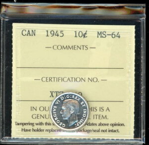 1945�N�J�i�_10�Z���g - ICCS MS-64 - XTZ369 C1