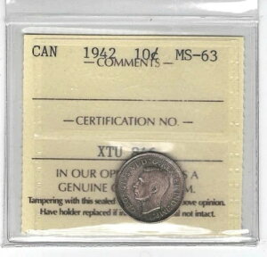 1942�N�J�i�_10�Z���g - ICCS MS63 - XTU 846-