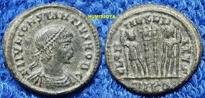 ���[�}�鍑 337/361 �R���X�^���e�B�E�X 2 ���B Cycicus��Follis�B�d�� 2.68 �O����18mm�B