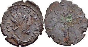 R?MISCHE KAISERZEIT Antoninian Tetricus I.�A270-273 �I���W�i�� �~�����c�F #TFA16