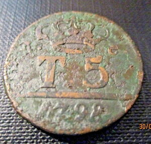 �i�|������ - 5 TORNESI 1798 �o���A���g ���C�h mm. 30 - qBB-