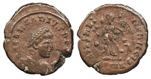 �A���J�f�B�E�X 383-408 A.D. AE4 VF SALVS REI-PVBLICAE #AC85100