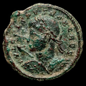 *���c�F���i�G* Crispus follis BEATAS TRANQVILLITAS/VOT/IS/XX//STR.�g���[�A 317-326
