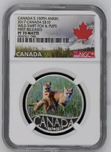 2017�N �J�i�_150���N�L�O ���C���h�E�X�E�B�t�g�E�t�H�b�N�X���p�b�v�X 1/2�I���X �}�b�g�V���o�[ NGC PF70