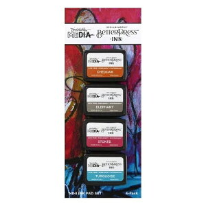 Spellbinders BetterPress �C���N �~�j�Z�b�g 4���� Dina Wakley�� - Dina's Faves - 5A0035