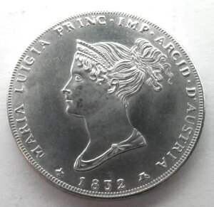 �C�^���A �p���} 5���� 1832�N�� �͑��i 37mm 23g �⃁�b�L CuNi �� BB1