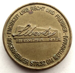 �h�C�c�A���o�e�B�E�f�B�X�R�e�[�N�E�J�t�F 5�}���N 1990�N�g�[�N�� 27.4mm 12g �^�J�A�� E10.6