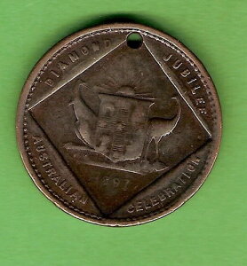D308. �I�[�X�g�����A 1897�N ���B�N�g���A���� �_�C�������h�W���r���[���_��
