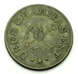 �x���M�[ �f�E�X �J���^�X EST 1 �t���� 1930-40 �g�[�N�� 30mm 5.7g �^�J�A�󏭁B II13.6