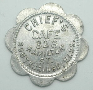 �}�T�`���[�Z�b�c�B�T�E�X�u���b�W Trade Token Chief's Cafe 326 Hamilton St. 5? In Trade TC-9818