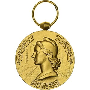 [#394552] �t�����X�AM?daille d'honneur des chemins de fer�A�S���A�M�́A1955�AE