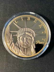 ���a�ɂ�鎩�R ���o�e�B�R�C�� 24K�S�[���h�v���[�g �v���[�t �A�����J���~���g���s COA�t��