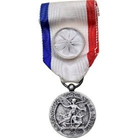 [#399476] フランス、国民連盟、オヌール・デュ・トラヴァイユ、メダル、優秀資格