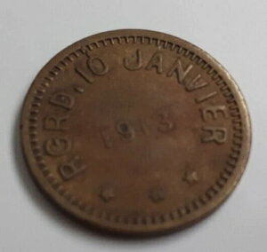 RGRD. 10 JANVIER 1913 / 50 �P�x�b�N�g�[�N���{�E�}�� #5428 b �^�J 20 mm