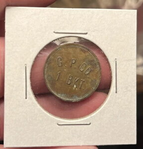 Girdletree Packing Co Canning Token 1BKT�A�K�[�h���c���[�AMD/�����[�����h�B�B