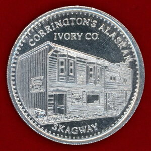 �A���X�J�A�X�J�O�E�F�C - 1985 �N�� Corrington's Alaskan Ivory Co. 50c �g�[�N��