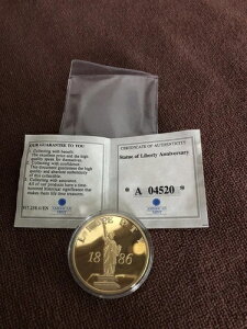 �A�����J������ ���R�̏��_�L�O 1886�N �v���[�t�R�C��