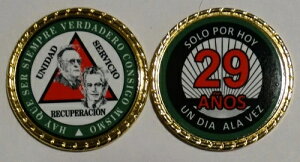 Alcoholicos Anonimos Sobriedad Medalla Bill and Bob 29 Anos �R�C�� �`�b�v 1 3/4 �C���`