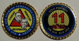 Alcoholicos Anonimos Sobriedad Medalla Bill and Bob11 Anos �R�C�� �`�b�v 1 3/4 �C���`