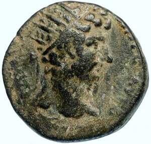 LUCIUS VERUS 161AD �Ñネ�[�} ZEUGMA COMMAGENE �Â��A���e�B�[�N ���[�X �R�C�� i98016