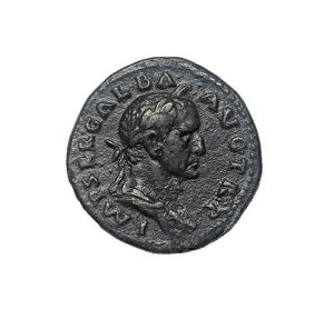 AD 68 �N 6 ���`8 �� ���[�}�鍑�K���o (AD 68 �` 69 �N) AE DUPONDIUS 13.65 �O���� RIC287