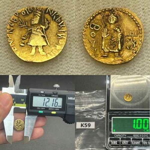 1.0g �Ñ�N�V���[���E�J�j�V�J1������ �\���b�h 18K �S�[���h�R�C�� �󏭁I#K59