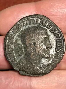 Maximinus I Thrax AE Sestertius VICTORIA AVG Victory 236 AD RIC 67 Good