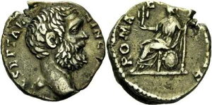 �N���f�B�E�X �A���r�k�X �V�[�U�[ �f�i���E�X ���[�} 193/95 ROMAE AETERNAE ���[�} �p���f�B�I�� RIC 11 a R-