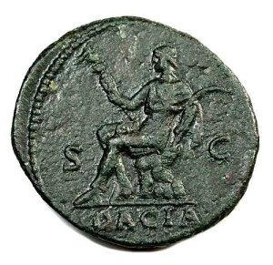 �n�h���A�k�X��i����117-138�N�j. ? As�i27mm�A10.33gm�A6h�j. ���[�}�A����134-138�N RIC 850 VF R!