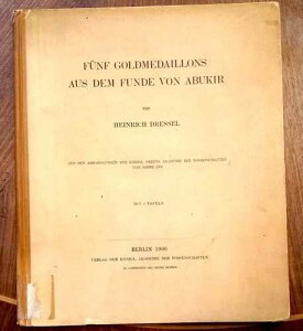 DRESSEL FUNF GOLDMEDAILLONS aus dem funde von ABUKIR �{�M���V���d�݃��[�}