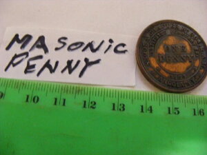MASONIC PENNY�A�A���S���A�j���[���[�N�A�`���v�^�[ 304�A1909 �N�B