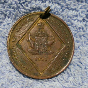 D482. �I�[�X�g�����A 1897�N ���B�N�g���A���� �_�C�������h�W���r���[���_�� ���[�v�t��