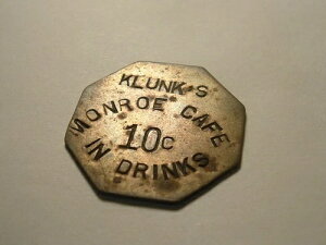 �A���e�B�[�N�L���g���[�h�g�[�N�� �{���`���A KLUNK'S MONROE CAFE 10�Z���g�h�����N