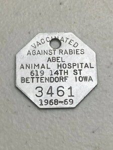 ���B���e�[�W 1968 1969 �x�b�e���h�[�t �A�C�I�� �h�b�O�^�O�� ���C�Z���X�����a�\�h�ڎ� 3461-