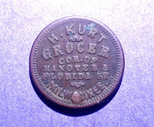 CWT �X�g�A�J�[�h H. Kurt Grocer �~���E�H�[�L�[ �E�B�X�R���V�� WI-510-W-1a R-4 F/VF-