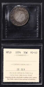 �j���[�t�@���h�����h 1874�N 50�Z���g ���B�N�g���A���� .925 ��� - ICCS�F�� VG-10