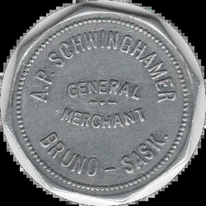 1936-45 A.P. �V�����B���O�n�}�[���l �u���[�m �T�X�J�`�������B S1.00 �g�[�N�� (#838d)