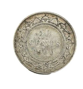 1900�N �J�i�_ �j���[�t�@���h�����h �p�� ���B�N�g���A���� �A���e�B�[�N �V���o�[ 50�Z���g #6003