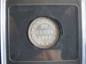 1896�N �j���[�t�@���h�����h�E�r�N�g���A�B 20�Z���g�� 96 �V���o�[ P2683