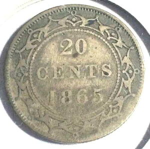 1865�N �j���[�t�@���h�����h �J�i�_ 20�Z���g �X�^�[�����O�V���o�[�R�C�� - ���B�N�g���A���� (009)