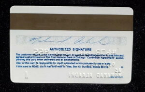 �t�@�[�X�g�J�[�h Visa �N���W�b�g�J�[�h �L������ 1986�N ~ ���Ђ� CB977