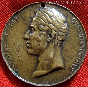 MED2622 - CHARLES X SOCIETE D'AGRICULTURE DPT DE LA CORREZE MEDAL by GAYRARD-