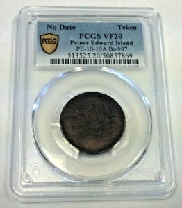 ���t�Ȃ� (1835) �v�����X�G�h���[�h���g�[�N�� PE-10-10A PCGS VF20 (2870)