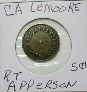 Lemoore California CA �` R T Aperson �` �󏭔� GF 5 ���{��� -